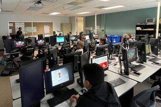 students in class room